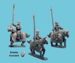 Mounted Knights on Barded Horses